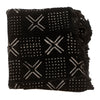 Ebony Black Bogolan Mali Mud Cloth (Dotted Cross Design)