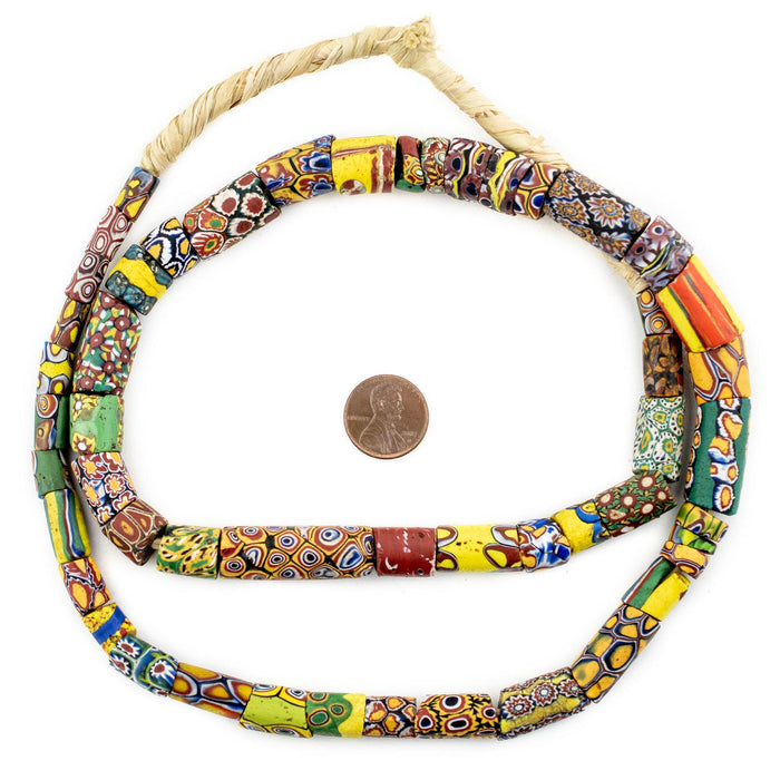 Antique Venetian Millefiori African Trade Beads #13820 - The Bead Chest