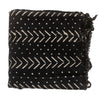 Ebony Black Bogolan Mali Mud Cloth (Dotted Arrow Design)