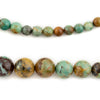 Graduated Round Turquoise Beads (4-12mm)