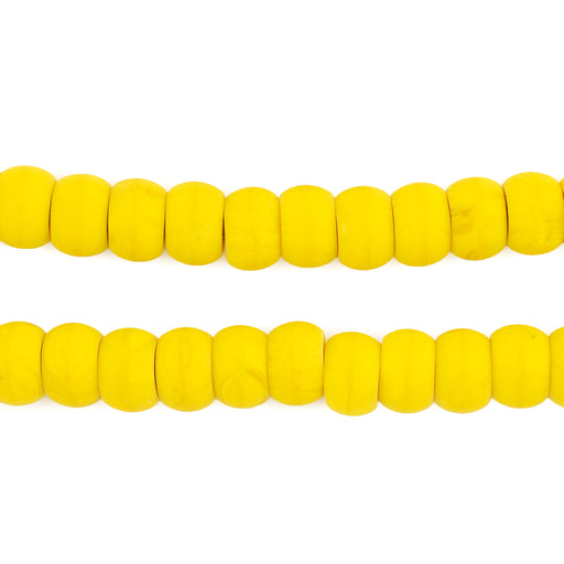 Yellow Padre Beads (9mm) - The Bead Chest