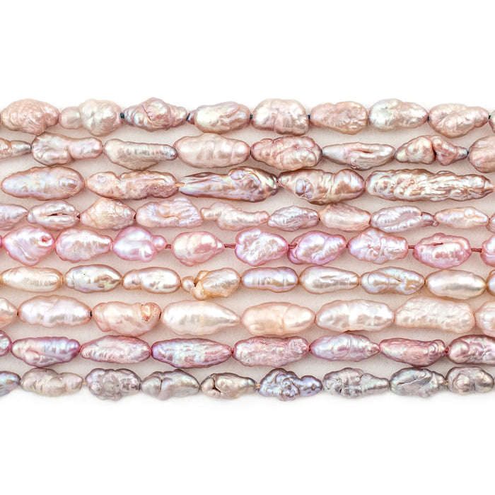 Blush Vintage Japanese Rice Pearl Beads (4mm) - The Bead Chest