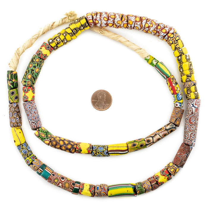 Antique Venetian Millefiori African Trade Beads #13816 - The Bead Chest