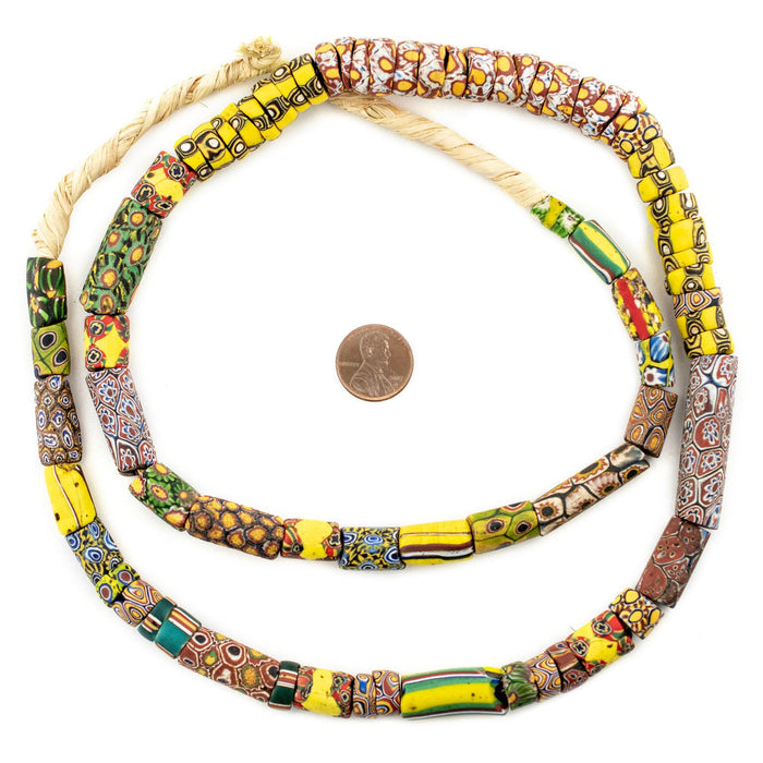 Antique Venetian Millefiori African Trade Beads #13817 - The Bead Chest