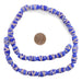 Blue Spiral Java French Cross Beads - The Bead Chest