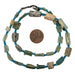 Aqua Roman Glass Bangle Beads - The Bead Chest