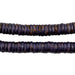 Dark Purple Bone Button Beads (8mm) - The Bead Chest
