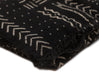 Ebony Black Bogolan Mali Mud Cloth (Kolokani Design) - The Bead Chest