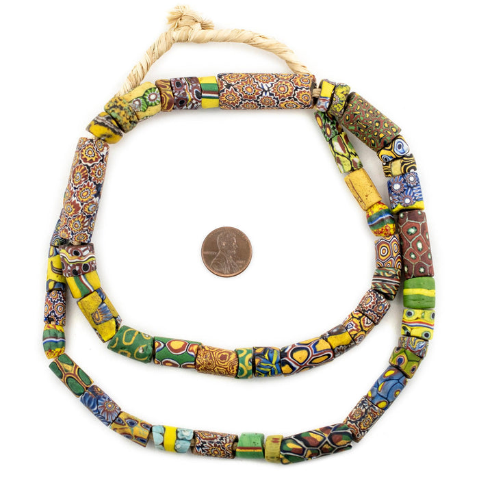 Antique Venetian Millefiori African Trade Beads #13811 - The Bead Chest