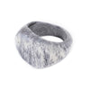 Grey Batik Bone Ring