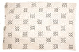 White Bogolan Mali Mud Cloth (Bullseye Design) - The Bead Chest