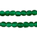 Emerald Green Recycled Glass Beads (9mm) - The Bead Chest
