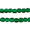 Emerald Green Recycled Glass Beads (9mm)