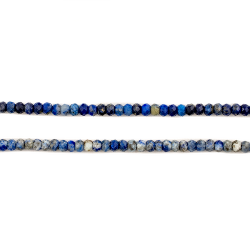 Faceted Lapis Lazuli Beads (3mm) - The Bead Chest