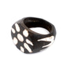 Sun Design Batik Bone Ring
