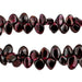 Red Garnet Spade Beads (8mm) - The Bead Chest