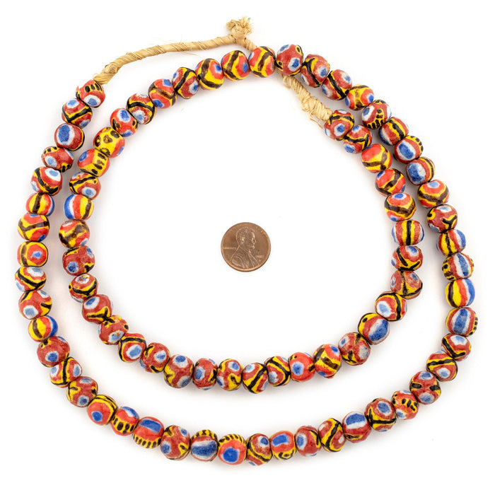 Round Mauritanian Kiffa Beads (12mm) - The Bead Chest