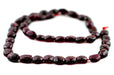 Oval Nugget Garnet Beads (8mm) - The Bead Chest