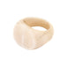 White Kenyan Bone Ring - The Bead Chest