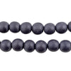 Flint Grey Natural Wood Beads (10mm)