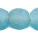 Super Jumbo Baby Blue Recycled Glass Beads (35mm) - The Bead Chest