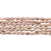 Canyon Pink Vintage Japanese Rice Pearl Beads (3mm)