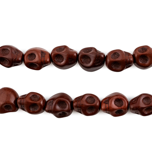 Brown Skull Beads (10mm) - The Bead Chest