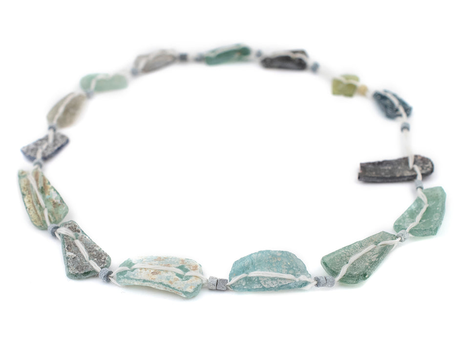 Flat Medley Roman Glass Beads - The Bead Chest