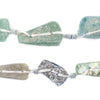 Flat Medley Roman Glass Beads