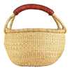 Ghanaian Bolga Basket, Natural, Medium Size
