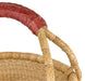 Ghanaian Bolga Basket, Natural, Medium Size - The Bead Chest