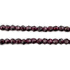 Faceted Round Garnet Beads Necklace