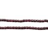 Tiny Cylindrical Garnet Beads (3mm)