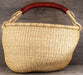 Ghanaian Bolga Basket, Natural, Large Size - The Bead Chest