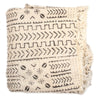 White Bogolan Mali Mud Cloth (Goundam Design)
