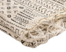 White Bogolan Mali Mud Cloth (Goundam Design) - The Bead Chest