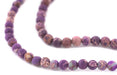 Matte Purple Sea Sediment Jasper Beads (6mm) - The Bead Chest