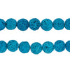 Turquoise Blue Volcanic Lava Beads (10mm)