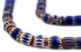 Antique Blue Venetian Chevron Beads #13413 - The Bead Chest