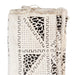 White Bogolan Mali Mud Cloth (Kadiolo Design) - The Bead Chest