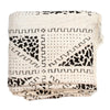 White Bogolan Mali Mud Cloth (Kadiolo Design)