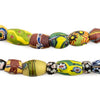 Oval Antique Venetian African Millefiori Trade Beads #15796