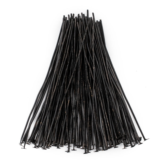 Midnight Brass 21 Gauge 2.5 Inch Head Pins (Approx 100 pieces) - The Bead Chest