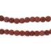 Cinnamon Brown Volcanic Lava Beads (6mm) - The Bead Chest