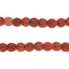 Cinnamon Brown Volcanic Lava Beads (8mm)