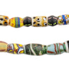 Oval Antique Venetian African Millefiori Trade Beads #15798