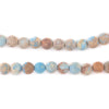 Matte Carolina Blue Sea Sediment Jasper Beads (6mm)