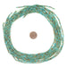 Green Aqua Cylindrical Heishi Turquoise Beads (3x2mm) - The Bead Chest