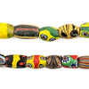Oval Antique Venetian African Millefiori Trade Beads #15800