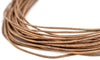 1.0mm Natural Distressed Round Leather Cord (15ft)